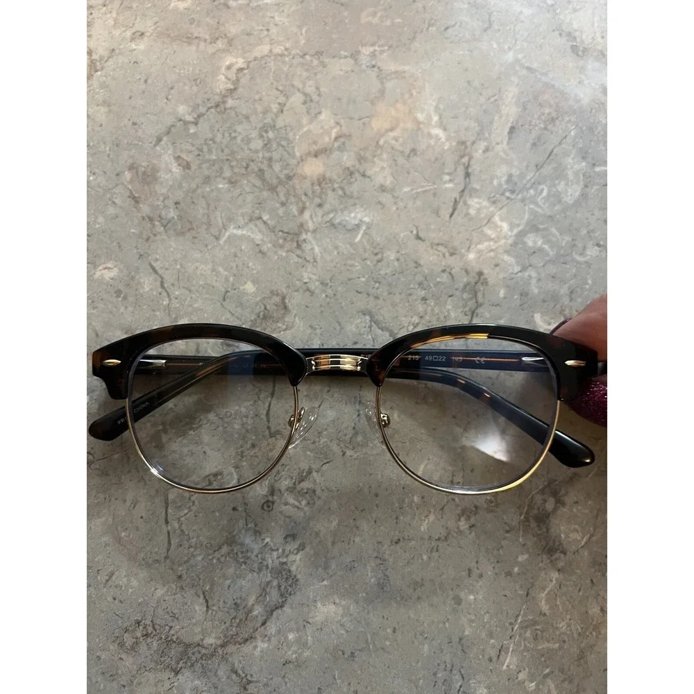 NEW SEAN JOHN BLUE LIGHT BLOCKING GLASSES With Pouch Style WOOSTER